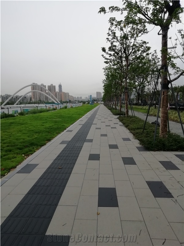 Sand Based Water Permeable Stone Pavement White YP3N