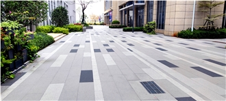 Sand Based Water Permeable Stone Pavement White YP3N