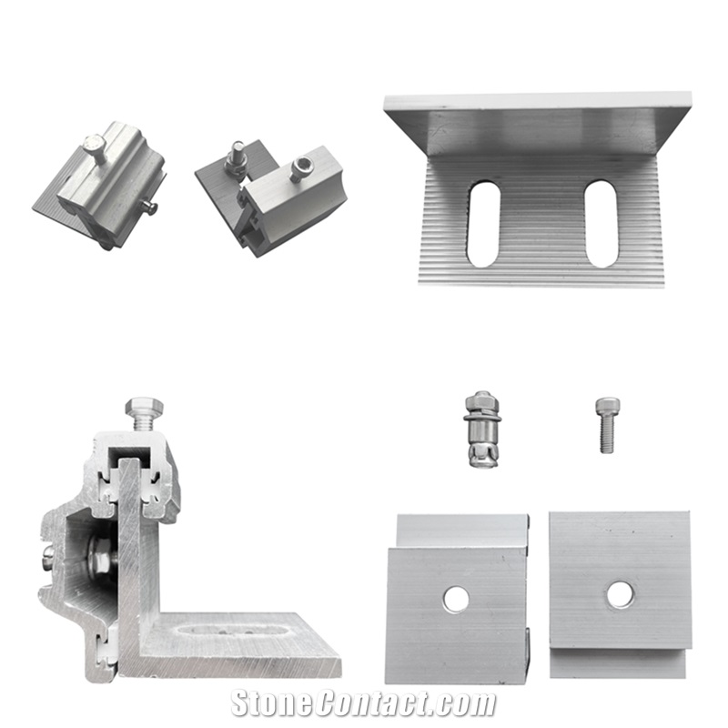 Aluminium Clamp Stonework Accessories For Ceramic Facade