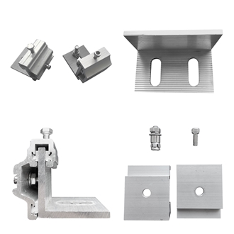 Aluminium Clamp Stonework Accessories For Ceramic Facade