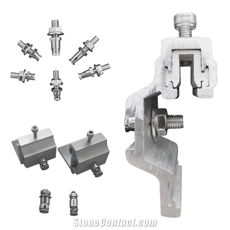 Facade Masonry Anchors Marble Clamp For Exterior Cladding
