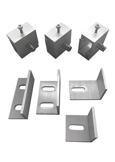 Stone Cladding Brackets Aluminium Alloy For Roof Panel