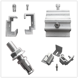 Stone Cladding Brackets Aluminium Alloy For Roof Panel