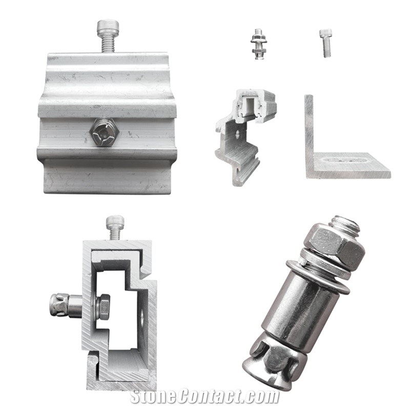Ventilated Facade System Marble Anchor For Curtain Wall