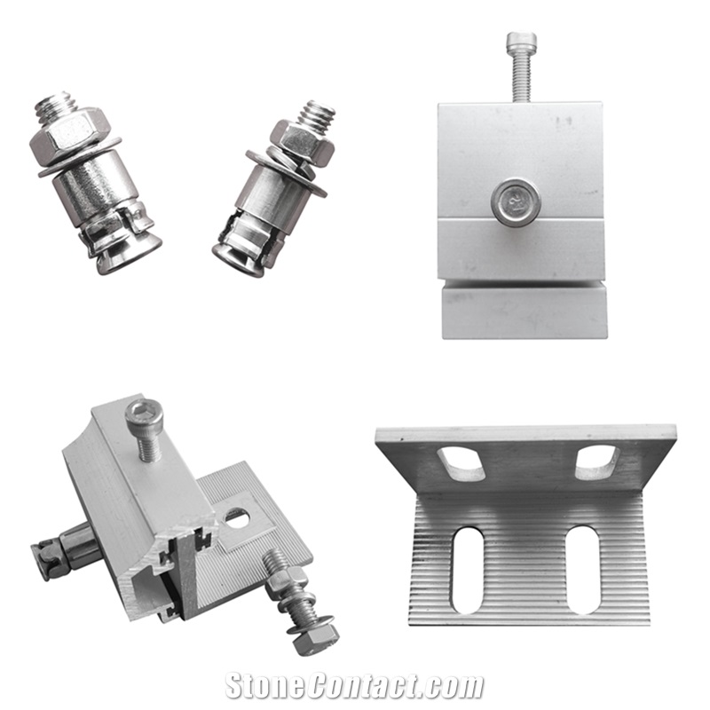 Ventilated Facade System Marble Anchor For Curtain Wall