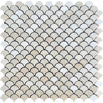 Adhesive Decoration Stone Polished Irregular Mosaic Tiles