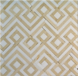 Adhesive Decoration Stone Polished Irregular Mosaic Tiles