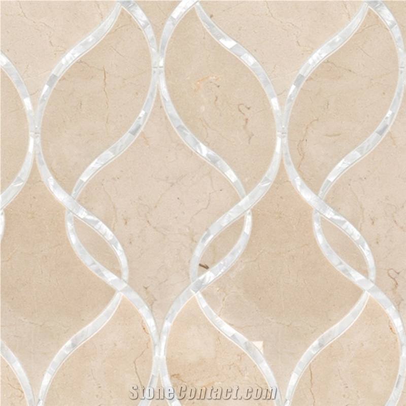Adhesive Decoration Stone Polished Irregular Mosaic Tiles