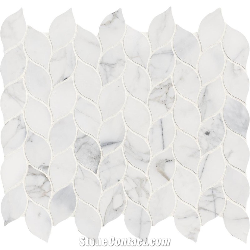 Adhesive Decoration Stone Polished Irregular Mosaic Tiles
