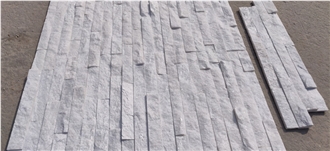 Arctic White Quartzite Stone Ledger Panel - Stone Thin Veneer