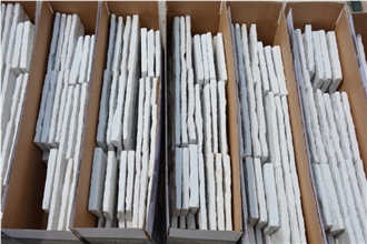 Arctic White Quartzite Stone Ledger Panel - Stone Thin Veneer
