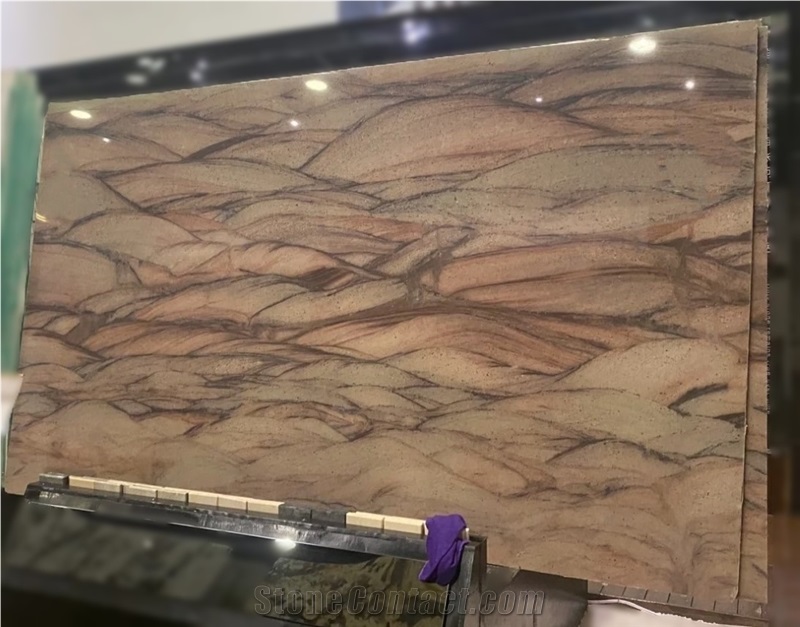 Interior Flooring Red Colinas Quartzite Slabs