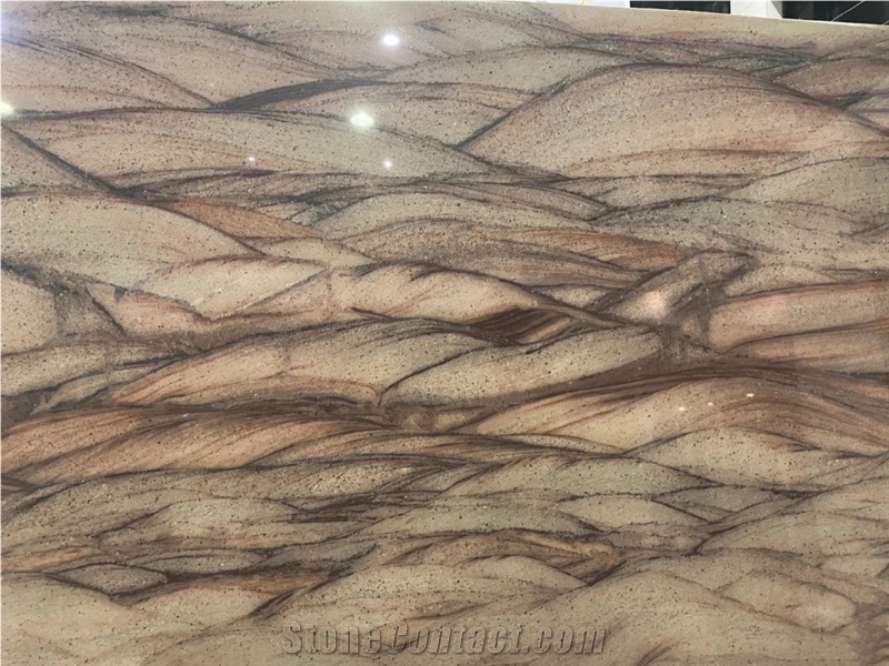 Interior Flooring Red Colinas Quartzite Slabs