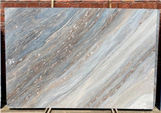 Interior Wall Decor Palissandro Blue Marble Slab Tiles