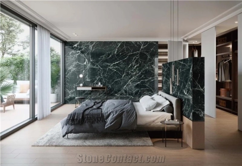 Italian Stone Verde Alpi Green Marble Slab For Tiles