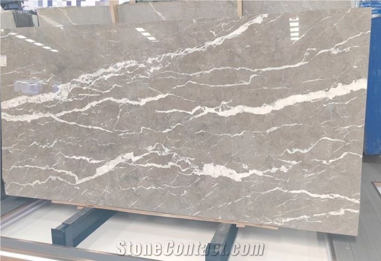 New Cyprus Grey Marble Slab Tiles For Wall Flooring