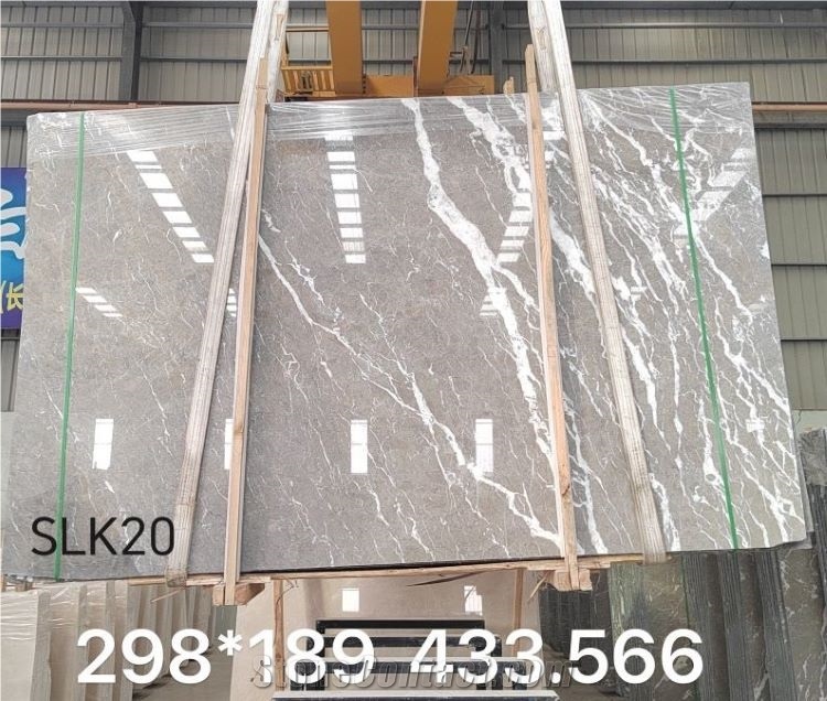 New Cyprus Grey Marble Slab Tiles For Wall Flooring