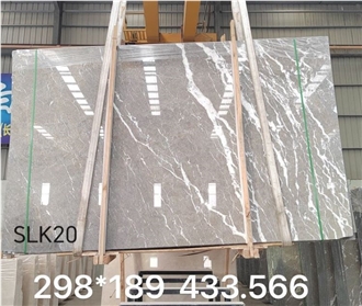 New Cyprus Grey Marble Slab Tiles For Wall Flooring