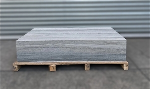 Stone Travertine Plinth Small Blue Travertine Coffee Table