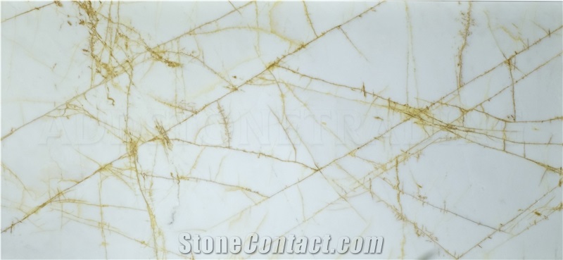 Frozen Gold Marble Blocks