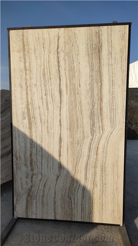 New Light Silver Travertine Blocks