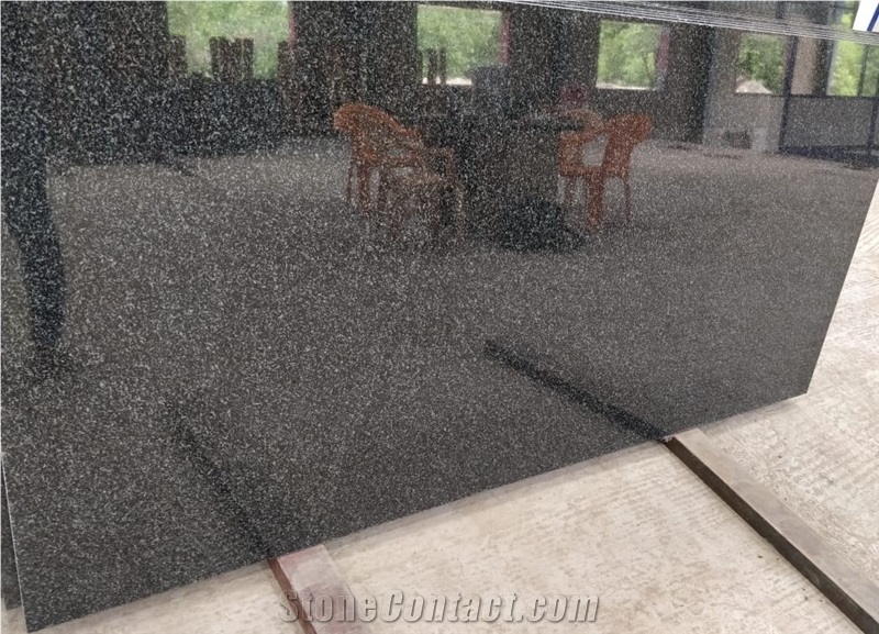 Royal Black Granite M13 Tiger Black Granite Slabs