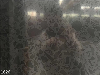 Black Quartz Slabs Artificial Stone Tile