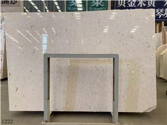 Crema Pearl Limestone Slabs Perlato Light Beige Stone Tile