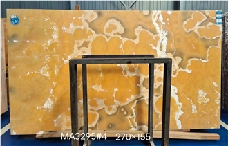 Galaxy Onyx Slabs, Golden Orange Onyx Slabs