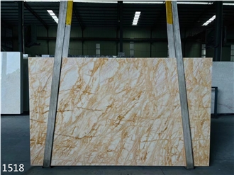 Turkey Golden Spider Marble Tiles Eskisehir Gold Stone Slab