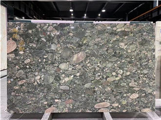 Verde Marinace Granite Slabs Calypso Green Tile