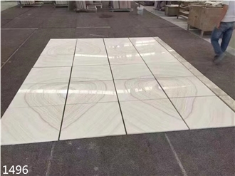 White Tiger Onyx Slabs White Natural Stone Floor Use
