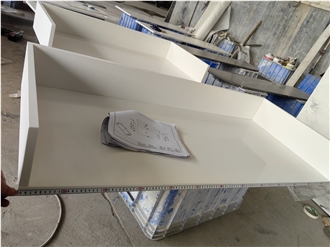 2002 Pure White Countertop Artificial Stone Countertop
