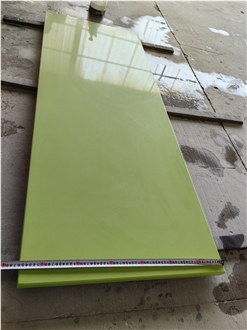2010 Apple Green Quartz Kitchen Countertop