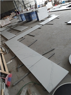 5012 Artificial  Stone Countertops Artificial White Quartz