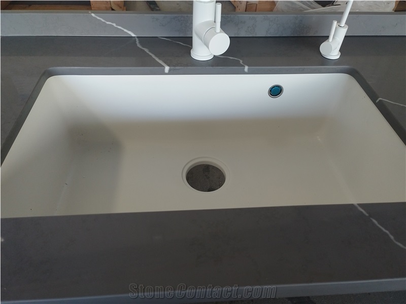 5032 Artificial Quartz Kitchen Bar Countertops  Island Tops