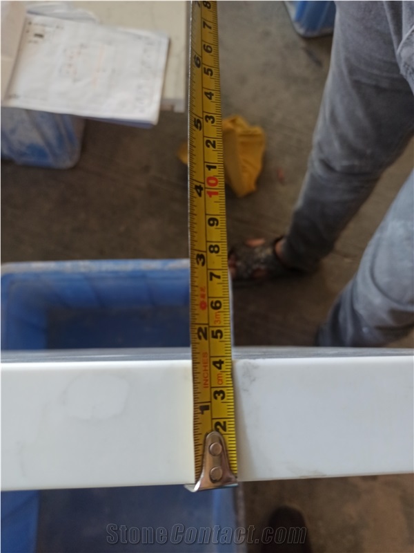 5052 Calacatta Leon Slab Tiles  Artificial Quartz Tiles