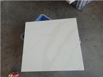 5052 Calacatta Leon Slab Tiles  Artificial Quartz Tiles