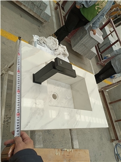 6028 Calacatta Armani Artificial Stone Farm Sink