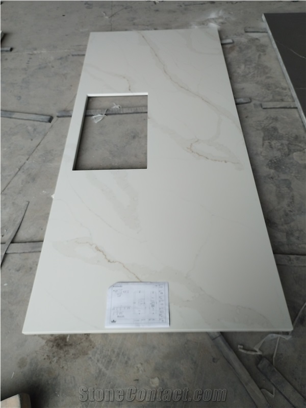 Artificial Calacatta 5052 Artificial Stone Countertop