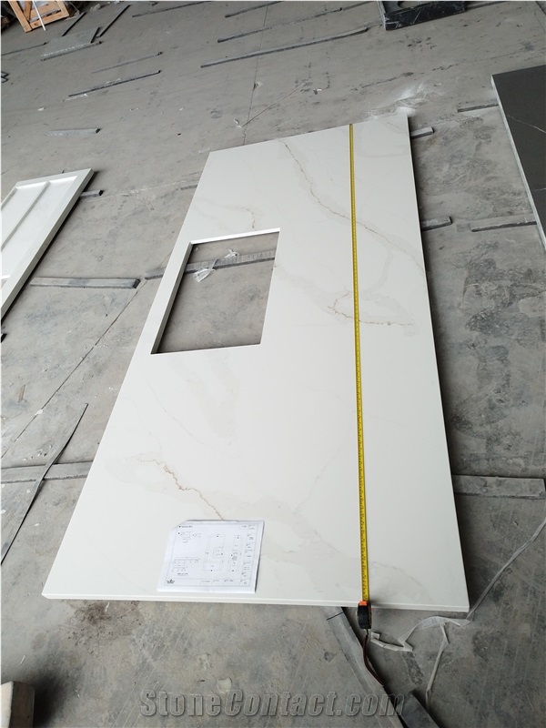 Artificial Calacatta 5052 Artificial Stone Countertop