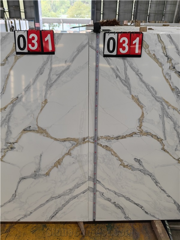 Artificial Polished Or Honed 127X64 Inch 5066 Quartz Slabs