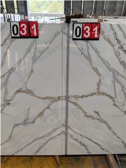 Artificial Polished Or Honed 127X64 Inch 5066 Quartz Slabs