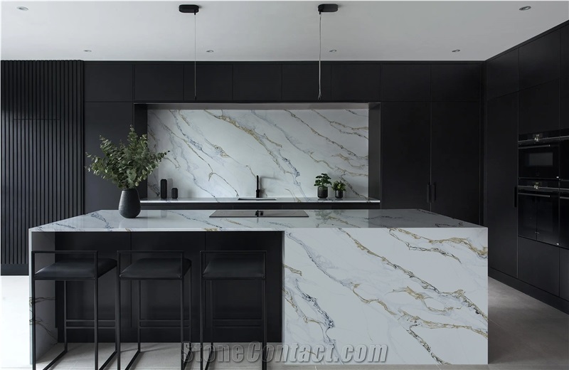 Artificial Polished Or Honed 127X64 Inch 5066 Quartz Slabs