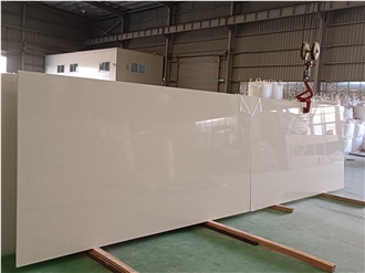 Artificial Stone Bianco Carrara Quartz Slabs