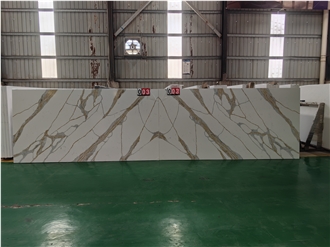 Artificial Stone Calacatta Stella Quartz Slabs