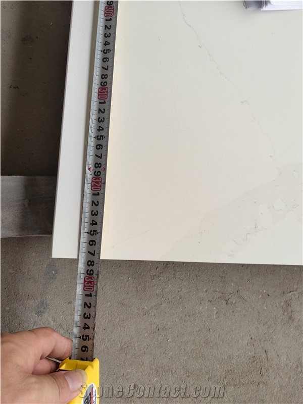 Artificial Stone Countertop Calacatta Quartz For Kitchen