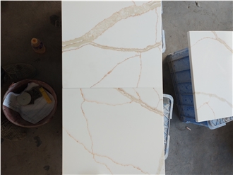 Artificial Stone Countertops Calacatta Gold Quartz