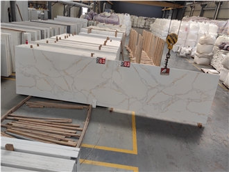 Artificial Stone Countertops Calacatta Ocean Quartz