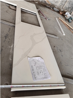 Artificial Stone Countertops Calacatta Unique Quartz